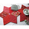 Tischset rot Stern Weihnachten