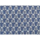 Tilda Stoff Blumen blau Baumwolle Sanctuary Patchworkstoff