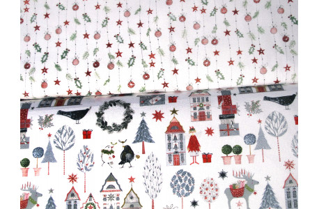 Stoffpaket Weihnachten acufactum Kerstin Heß 72051