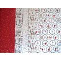 acufactum Stoffpaket Weihnachtsstoffe 75033