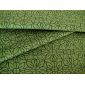 Baumwollstoff Ornamente grün