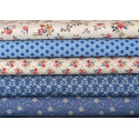Tilda Stoffpaket Blumen Punkte 75013