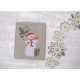 Label acufactum Schneemann Aufnäher Etikett Patches