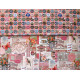 Patchwork Stoffpaket Baumwolle Stoffe Junk Journal Knöpfe Label 75058