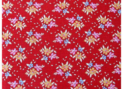 Fat Quarter Tilda Stoff Blumen Baumwolle Stoff rot