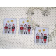 Label acufactum Winterkinder Webetikett Aufnäher Patches 