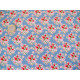 Fat Quarter Tilda Stoff Baumwolle Blumen blau rot