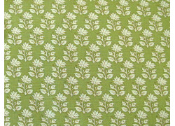 Fat Quarter Tilda Stoff Blumen grün Baumwolle