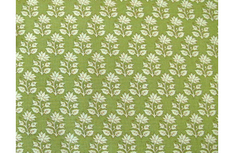 Fat Quarter Tilda Stoff Blumen grün Baumwolle