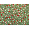 Fat Quarter Tilda Stoff Blümchen grün