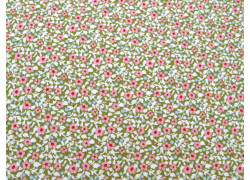 Fat Quarter Tilda Stoff geblümt grün Baumwolle Blümchen Blumen