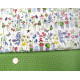 Stoffpaket Baumwolle Blumen Bienen Schmetterlinge acufactum Blumenkinder 72068