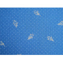 Fat Quarter blau Eichenblatt