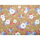 Tilda Stoffe Rosen Blumen Baumwolle Patchwork Quilten Sunday Brunch blau ocker