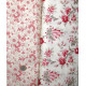Patchwork Stoffpaket Blumen rosa vanille Rosen Schrift Text Baumwolle Stoff75047