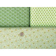 Tilda Stoffpaket Blumen Punkte Baumwolle Stoffe rosa grün 77005