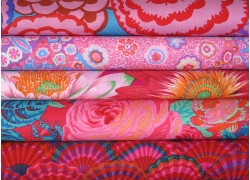 Stoffpaket Baumwolle Blumen Dots Schmetterlinge Kaffe Fassett