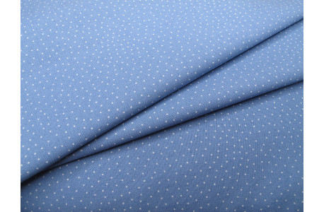 Westfalenstoff Punkte Capri hellblau Baumwolle Tupfen Dots Pünktchen Kinderstoff