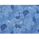Westfalenstoff Osaka japanisch hellblau Baumwolle Vogel Baum Blumen 