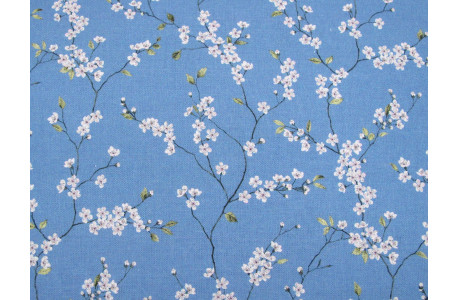 Westfalenstoff Osaka Kirschblüten Baumwolle Blumen Stoff Blümchen