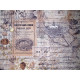 Patchworkstoff Tim Holtz Eclectic Elements Stoff Baumwolle Vogel Eier Blumen Noten