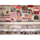 Patchwork Stoffpaket Tim Holtz Eclectic Rosen Blumen Zahlen Bilder Label Wörter Schmetterlinge Motten 75019