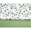 Stoffpaket Baumwolle Frühling blau grün 72048
