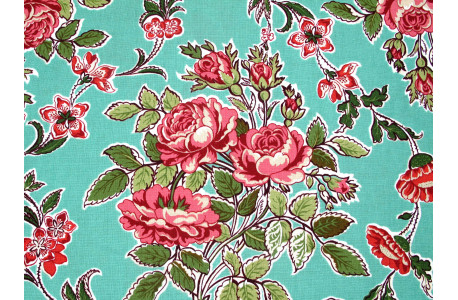 Rosenstoff Blumen Baumwolle Stoff Yeoville Patchworkstoff