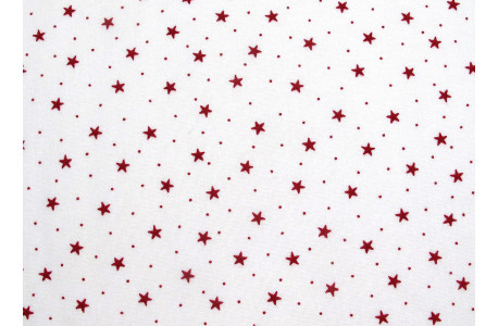 Stoff Sterne Patchwork Dear Santa Baumwolle Sternchen Punkte Moda 