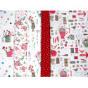 Stoffpaket acufactum Nähzeug Blumen 75078