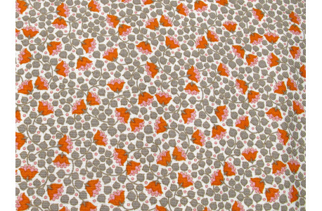 Tilda Stoffe Wallflower Blümchen Blätter Ranken Baumwolle Patchworkstoff