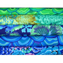 Patchwork Stoffpaket Kaffe Fassett blau 75012