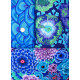 Patchwork Stoffpaket Kaffe Fassett Baumwolle Blumen blau 75012