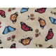 Fat Quarter Stoff Baumwolle Schmetterlinge Tiere Rosen Blumen Butterfly Basic
