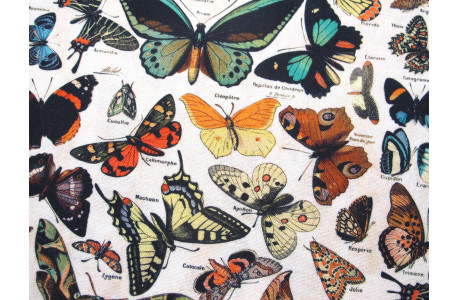Tim Holtz Eclectic Baumwolle Stoff Schmetterlinge Patchworkstoff Motten Falter Junk Journal