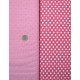 Tilda Stoffpaket Baumwolle Vögel Punkte Blumen Stoffe rot rosa 75081