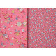 Tilda Stoffpaket Baumwolle Stoff Patchwork Blumen Punkte pink 75083