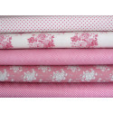 Tilda Stoffpaket Rosen Sterne pink 75084
