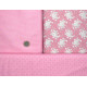 Tilda Stoffpaket Rosen Blumen Sterne Punkte Baumwolle Stoff Sterne pink 75084