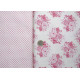 Tilda Stoffpaket Rosen Blumen Sterne Punkte Baumwolle Stoff Sterne pink 75084