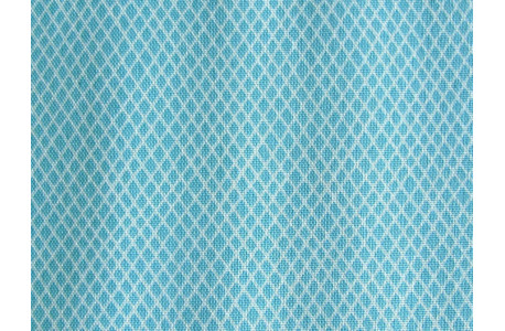 Fat Quarter Tilda Stoff Baumwolle Crisscross türkis Basic Rauten