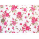 Stoffpaket Baumwolle Rosen Blumen Westfalenstoffe Punkte pink weiß 72039