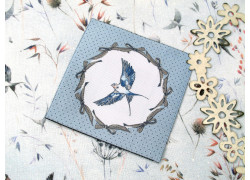 Label acufactum Schwalbe Maxi Patch Webetikett Aufnäher dear Jane