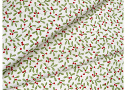 Tilda Stoffe Baumwolle Beeren Blätter Weihnachten Mistelzweig Merry Little Christmas