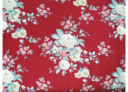 Tilda Stoff Rosen Blumen Baumwolle Patchwork Merry Little Christmas