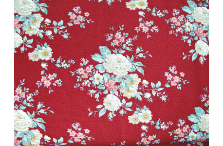 Tilda Stoff Rosen Blumen Baumwolle Patchwork Merry Little Christmas