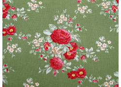 Tilda Stoffe Rosen Blumen Baumwolle Patchwork Merry Little Christmas