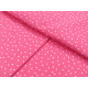 acufactum Baumwollstoff Punkte Dots Tupfen Pünktchen Stoff Baumwollepink