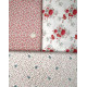 Tilda Stoffpaket Rosen Blumen Ilex Baumwolle Stoff Merry Little Christmas Weihnachtsstoff 77003