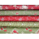 Tilda Stoffpaket Rosen Blumen Baumwolle Stoffe grün rot 75088